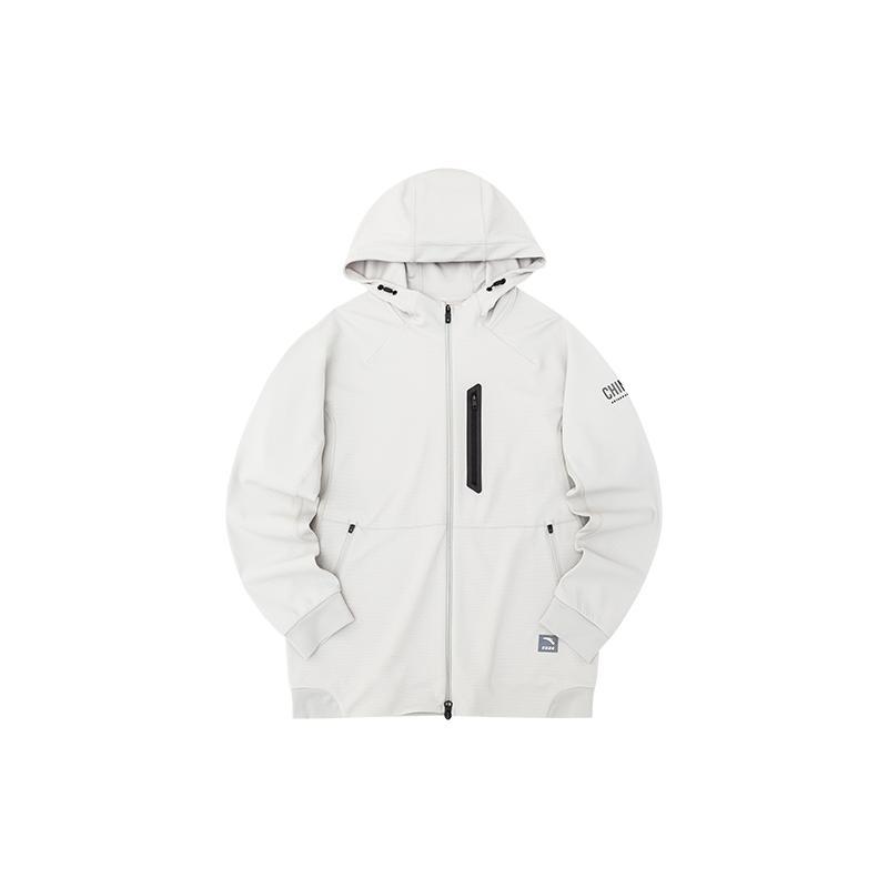 ANTA Jackets Men s Gray Hooded Moderate Other 152230715-1 M