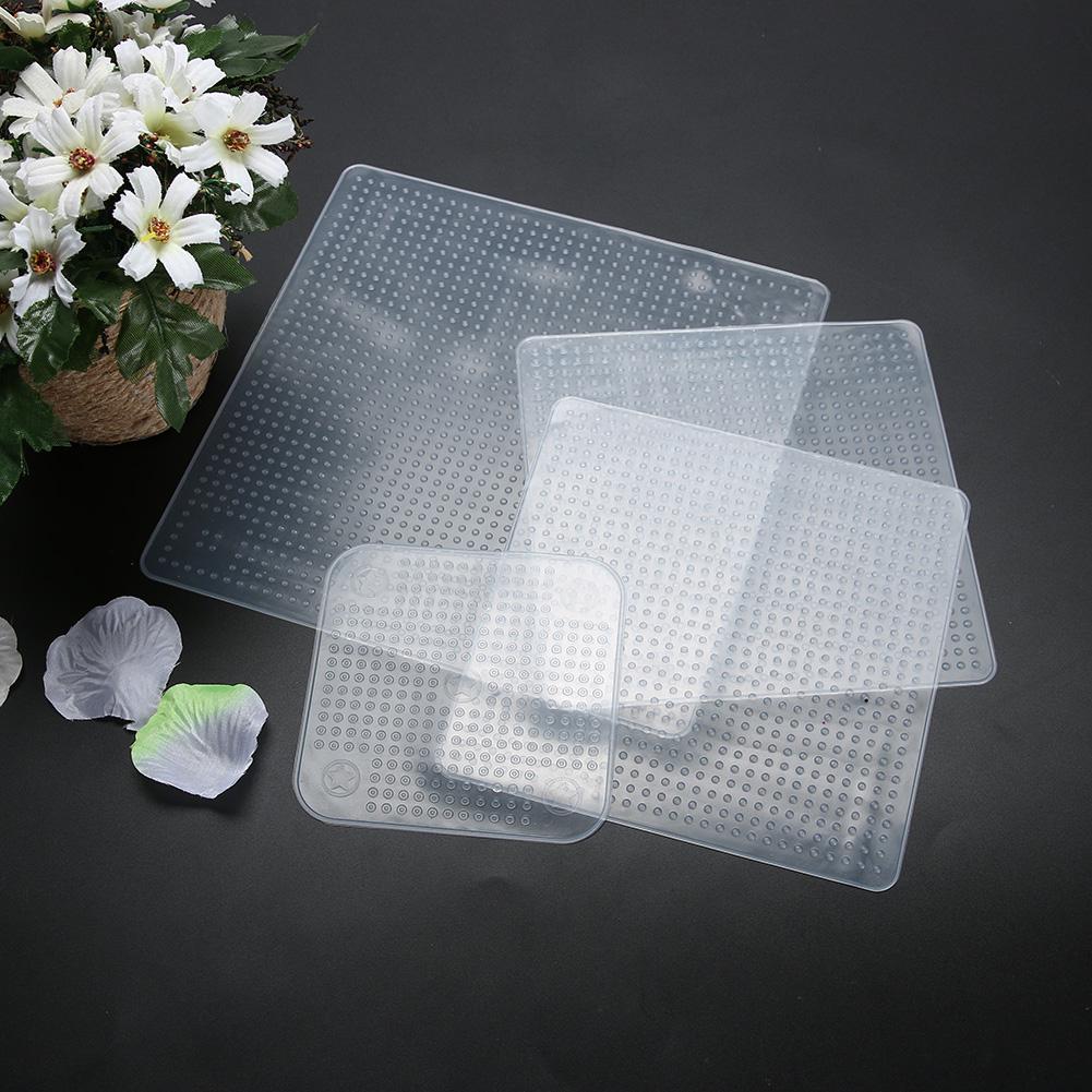 

4pcs Silicone Strong Absorbability Plastic Fresh Food Wraps Seal (White) China Mainland