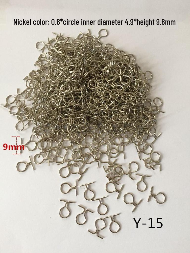 Spring Stainless Steel Snap Hook: Wire Clip Buckle, Elastic Snap Ring, U-Shape/C-Shape Retaining Ring
