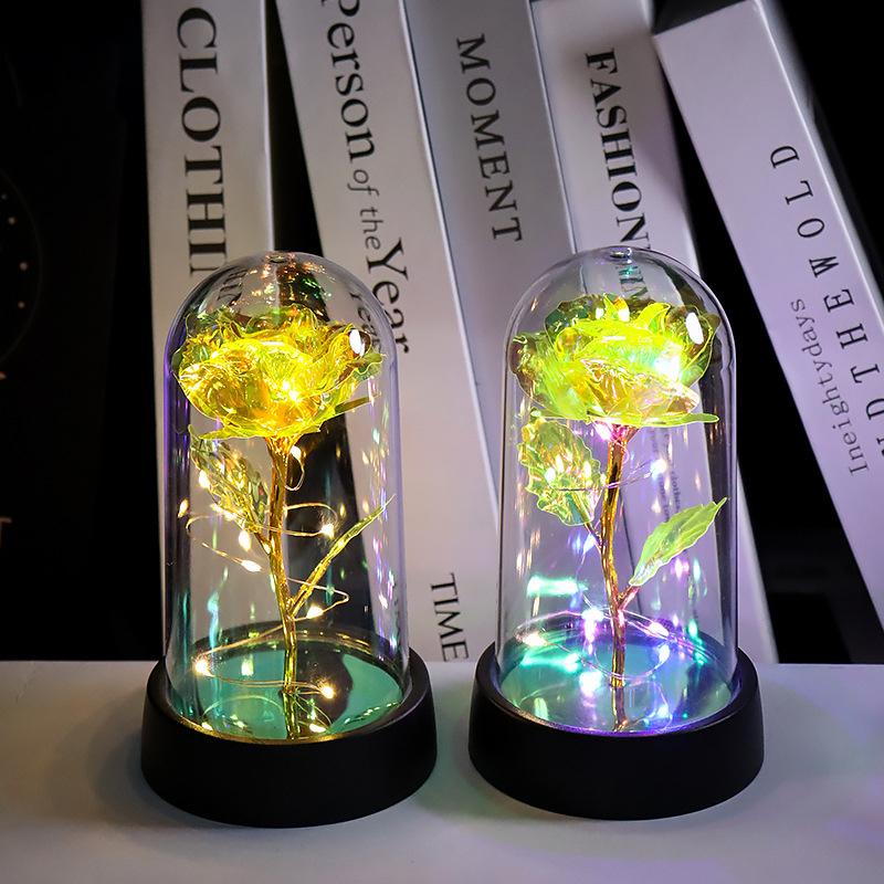 

Fairy Led Enchanted For Beauty Flexible Lights String Gold Home Thin With Flower Day Plastic Eternal Wedding Flowers Galaxy Foil Yellow Flower разноцветный