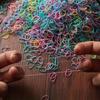 1200 Pcs New Dopamine Fashion Colored Hair Rope Small Flower Grab Set For Women Children As Gift (Color Random)