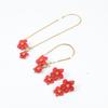 Exaggerated Flower Jewelry Set OT Buckle Pendant Jewelry Suit Flower Necklace Earrings Set  Party