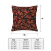 Orange Monarch Butterfly 2 Pcs Square Pillowcase Pillow Cover Cushion Zip Decorative Comfort Throw Pillow For Home Sofa