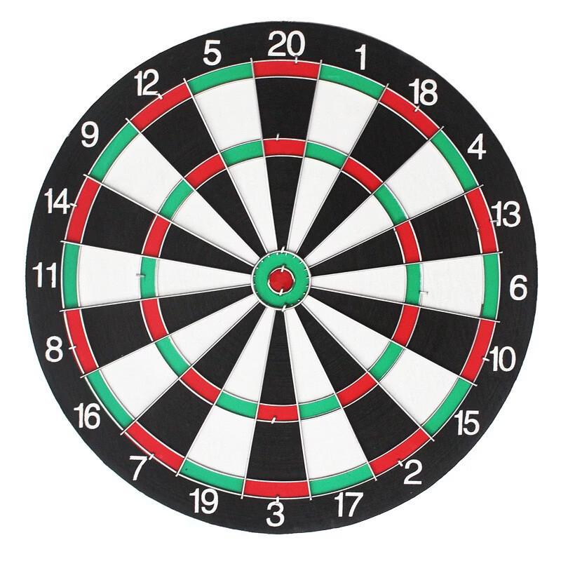 Indoor 12-inch Paper Dartboard Set