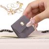 Small Travel Jewelry Organizer Case Compact Travel Jewelry Roll Bag for Rings Earrings Necklaces Gifts for Girl Women
