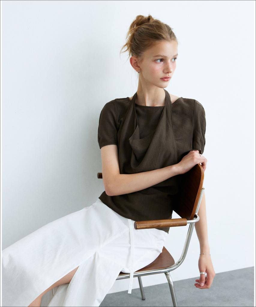 MIXXO Belted Long Skirt_Miwwhg701B