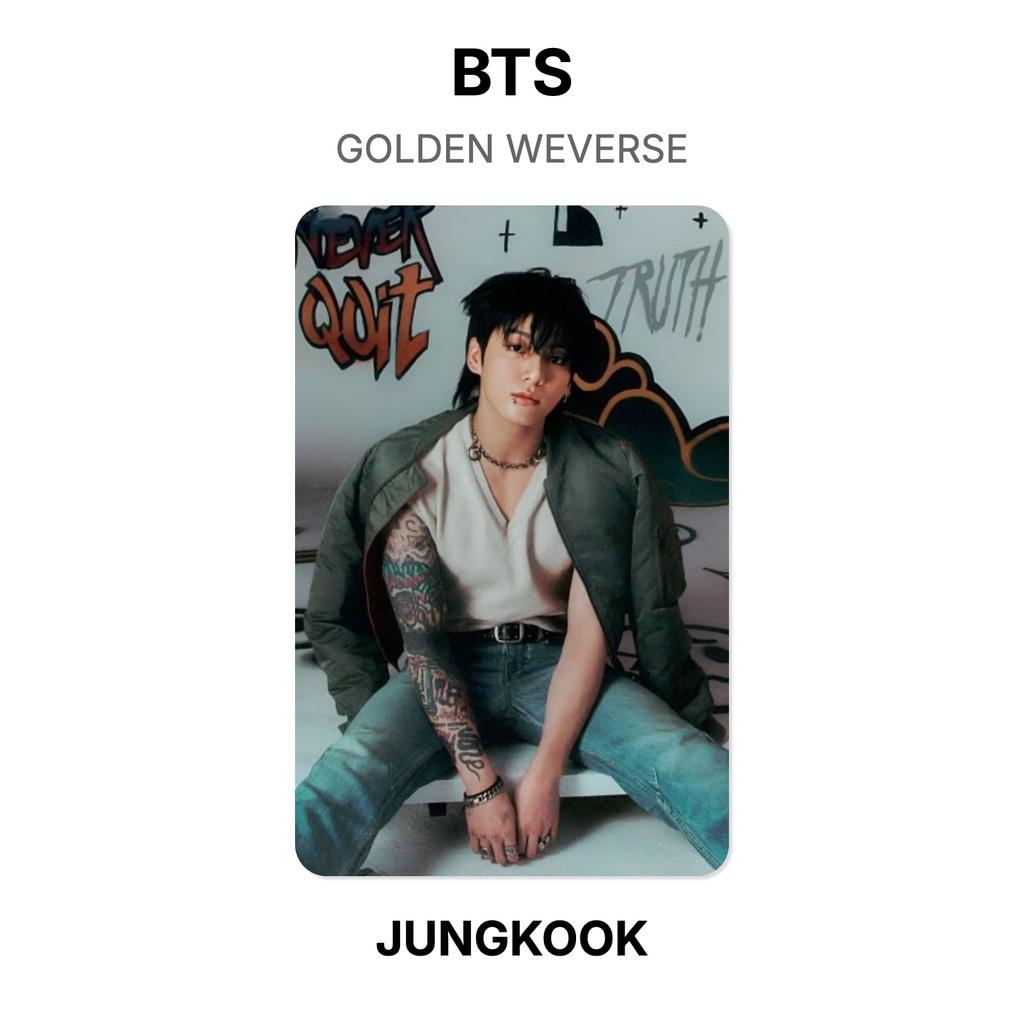 BTS GOLDEN WEVERSE Official Photocard