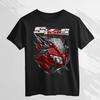 Motorcycle Tshirts Summer Pure Cotton Customization  SV650S 20032016 Dragon Fans Biker Tee