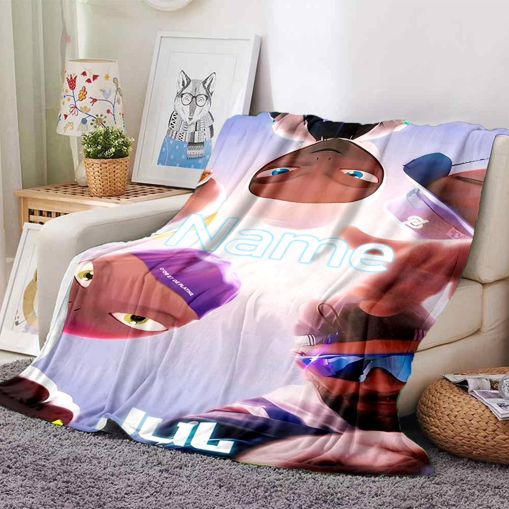 Customiz Name Personality Jul rapper Blanket Soft &Warm Sofa Office Bed Travel Lunch Break Blanket, Gift Suitable All Seasons