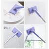 Effortlessly Cleaning Mini Sweeping Mop Flat Dust Mop with Auto Fabric Change 360°Rotation for Home Use Bathroom Mopping