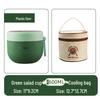 ZISIZ 600ml Round Insulated Food Jar with Lunch Bag