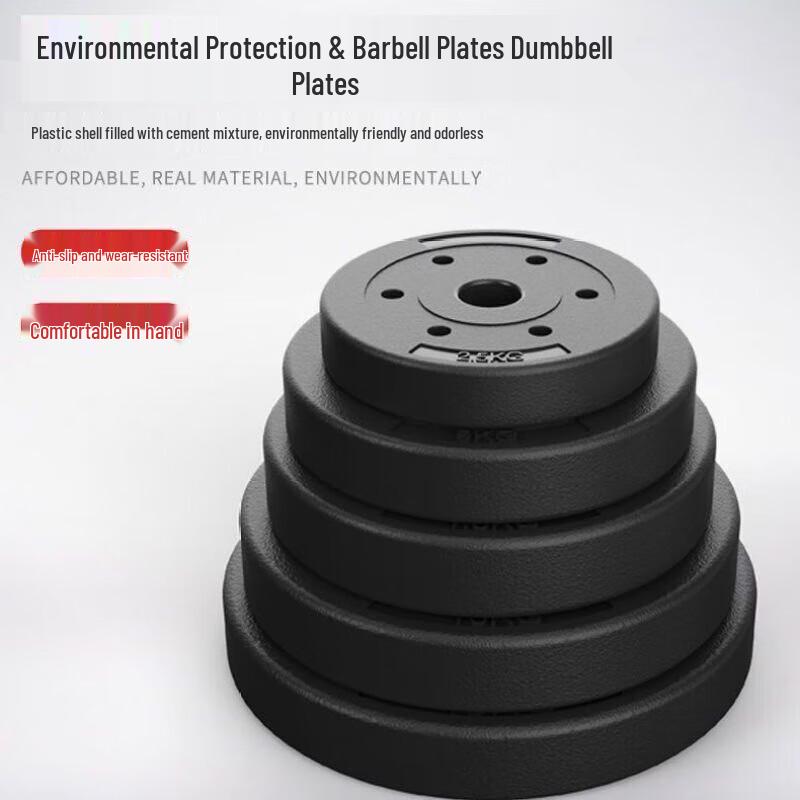 Zhongaoda Coated Small Hole Barbell Weight Plate Set (2 X 20kg)