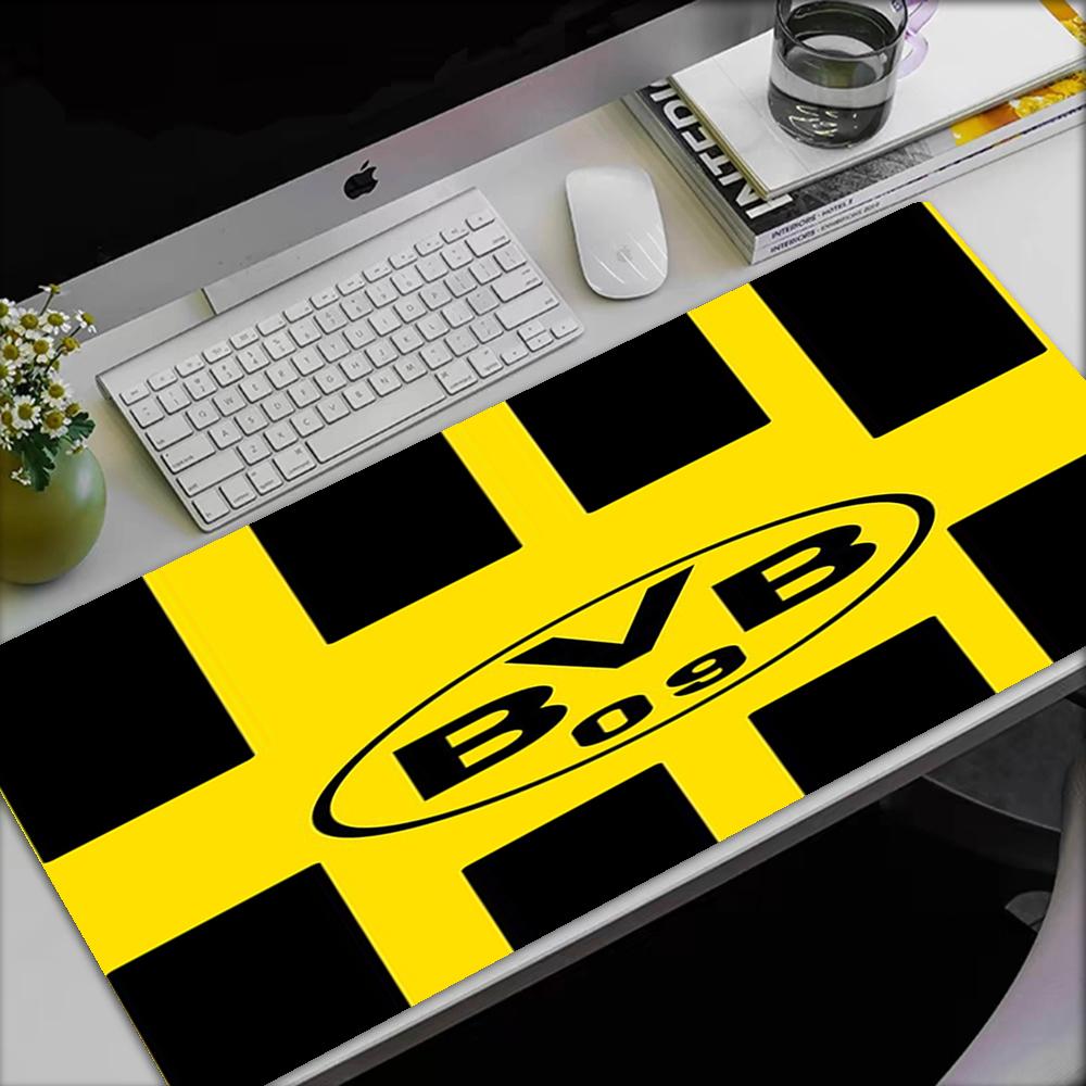 Borussia Dortmund Thema Mauspads, Rutschfeste Gummiunterseite, Multifunktionales Büro- & Wohnaccessoire, Perfekt zur Personalisierung des Arbeitsplatzes.