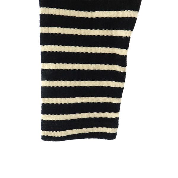 RHC Made In Japan Border Long Sleeve Boat Neck T-shirt Women Used