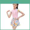 Childrens Swimwear Girl New Style Polyester Quick Dry Sun Protection For Water Sports