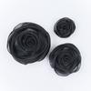 3-4.5cm Organza Snow Rose Head Dress Hair Party Decoration Small Flower DIY Handmade Clothing Accessories Costume Designing