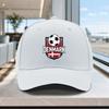 Adjustable Danish Football Team Logo Baseball Cap  Lightweight Unisex Printed Hat for Outdoor Weddings Parties
