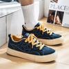 Men 's Casual Four Seasons Fashion Canvas Skateboarding Students Comfortable Sneakers Boys Trending Soft Sole Breathable Shoes