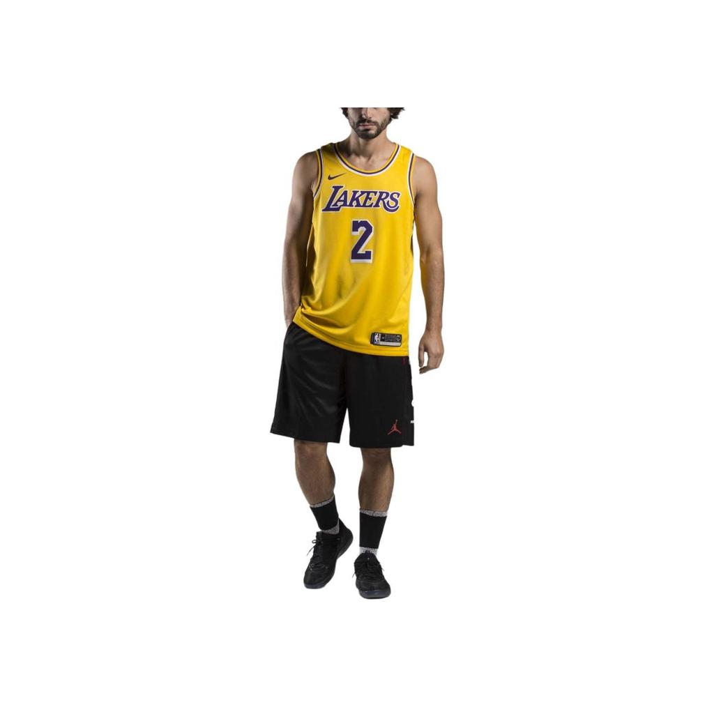 Nike NBA Swingman Jersey, Los Angeles Lakers Lonzo Ball Edition Men Jersey Yellow AA7099-728