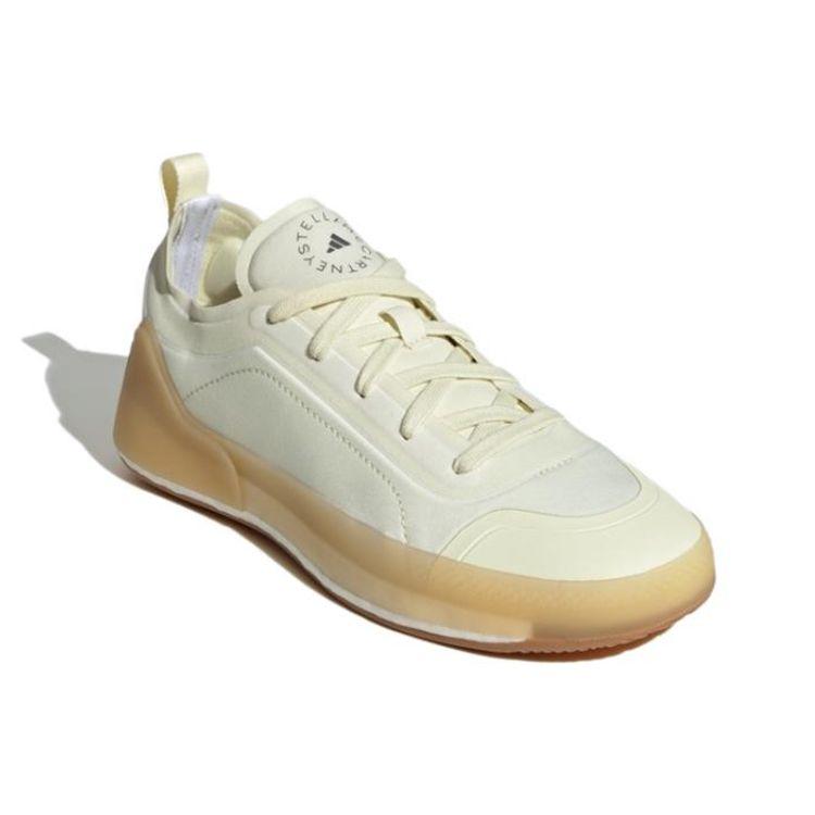 Stella McCartney x Adidas Treino Teinture Naturelle Baskets Casual Basses Femme Baskets Jaune Clair GX1546