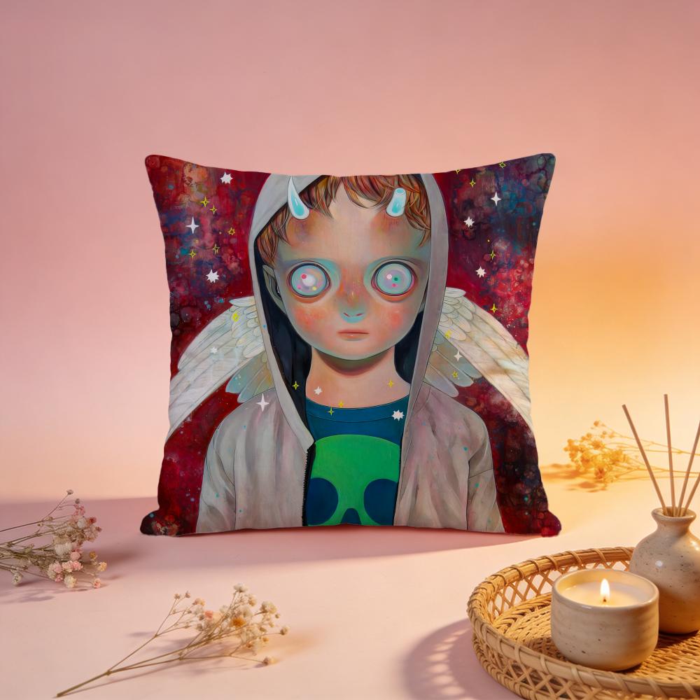 

Stylish HHikari Shimodaable Cushion Cover Comfortable Durable Pillow Cover MultiScene for Home Office Car Sofa 30X30cm