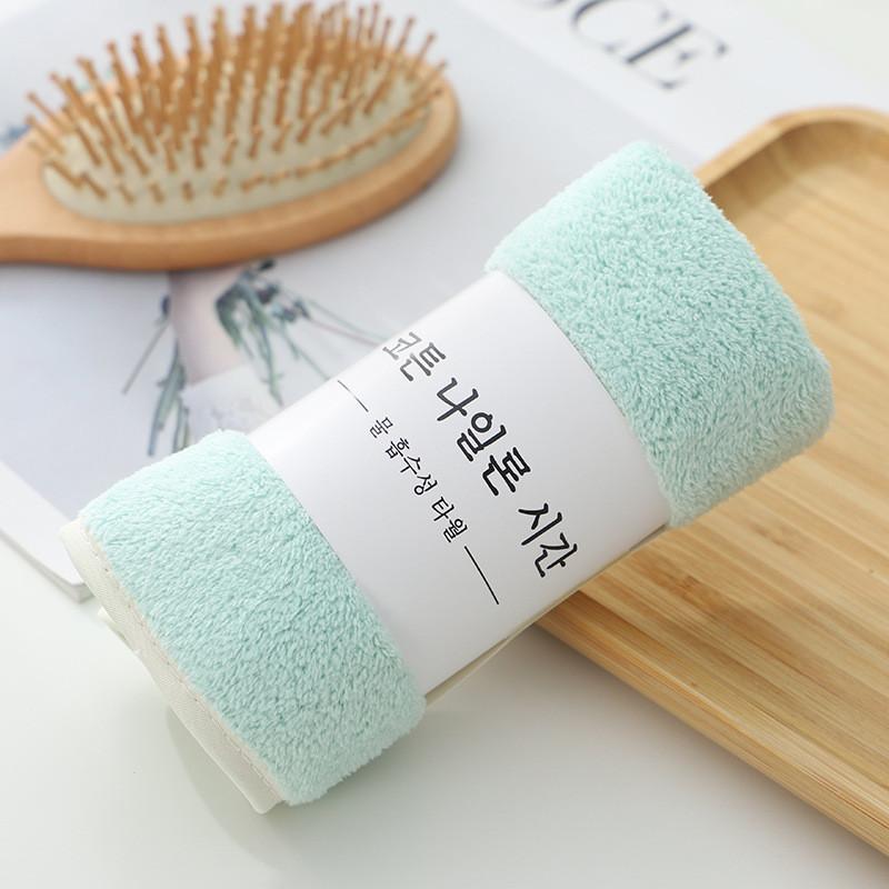 Coral Fleece Towel With High Density Plush Material For Home And Travel Use