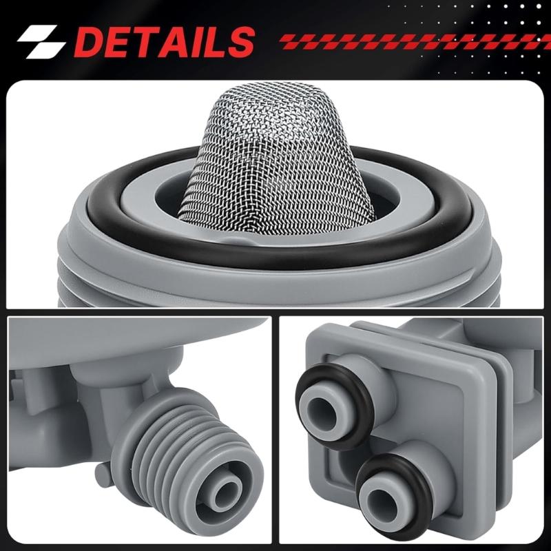 Water Softener Nozzle Kit Includes Tube Clip And Seal Suitable With Multiple Models Softener Replacement