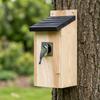 Wetterfestes Holzvogelhaus Wetterbeständige Brutkasten Vogelzuchtbox Hängende Verdickte Nistkasten Baum