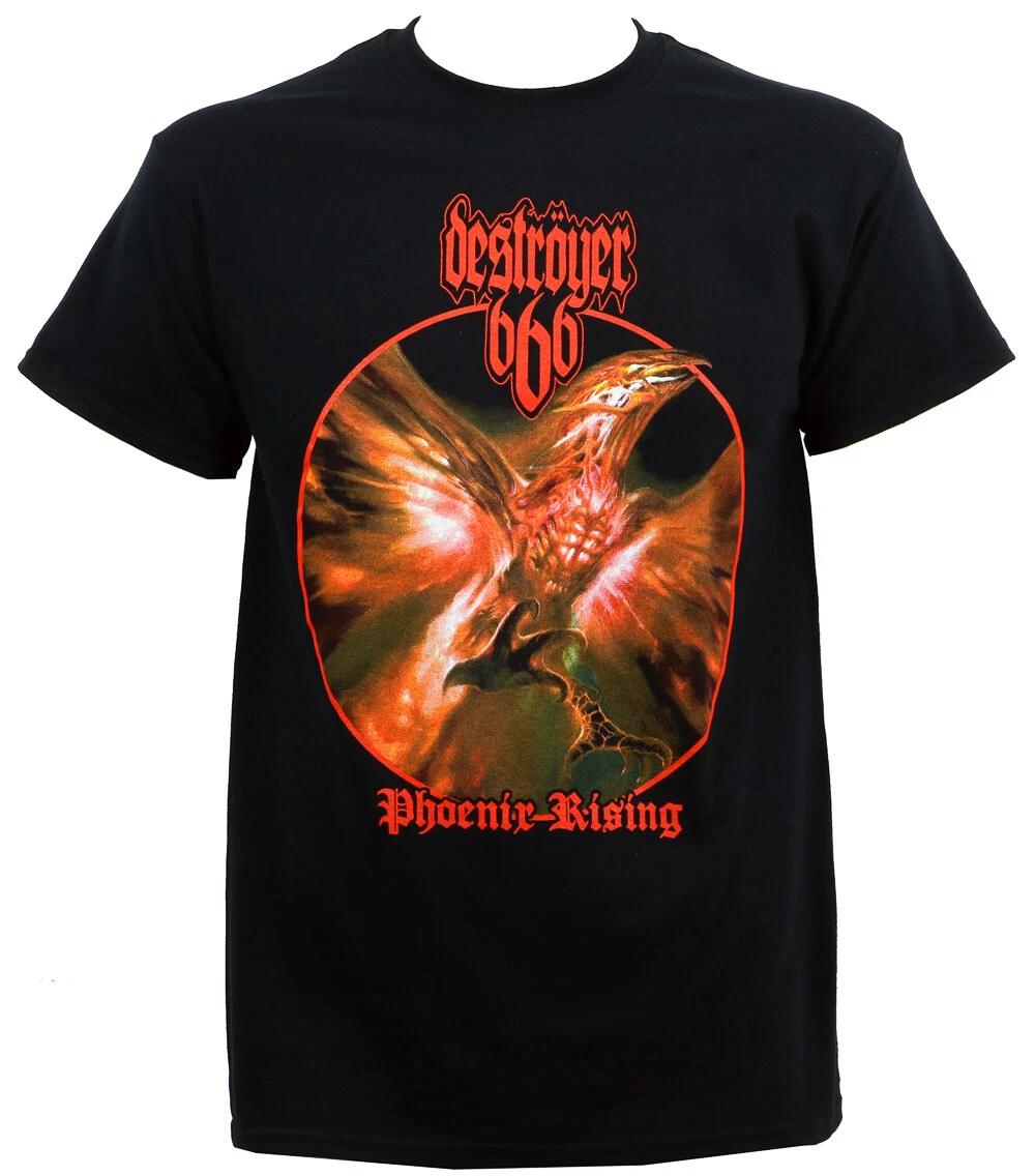 Authentic DESTROYER 666 Band Phoenix Rising T-Shirt S-2XL NEW 2XL