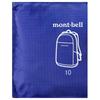 MONTBELL 10L Brand Logo Nylon Backpack Unisex Couple Blue