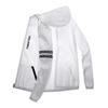 Men Summer Sun Protective Jacket Hooded Long Sleeve Zipper Placket 360-Degree Sun Protection Coat Ice Silk Thin Loose Fit Fishing Outerwear