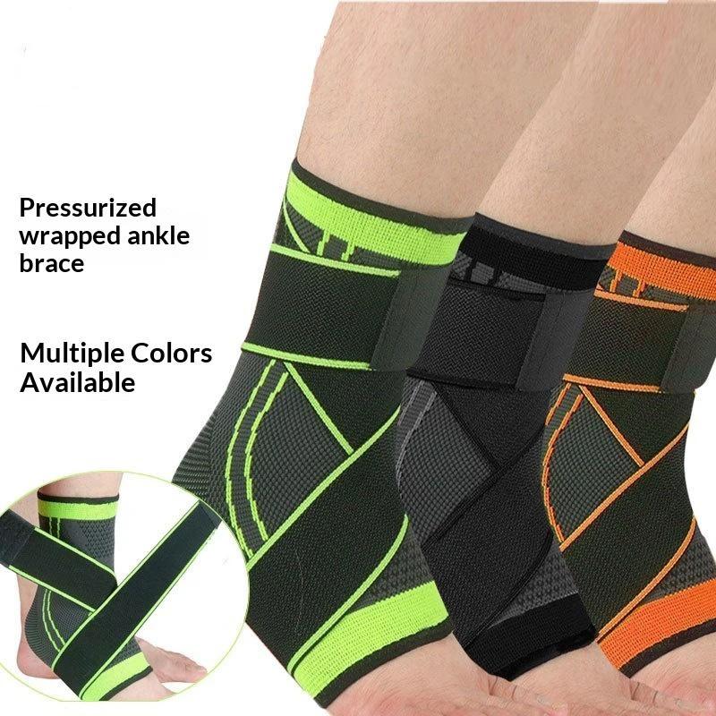 1 Pc Compression Ankle Support Sports Adjustable Basketball Ankle Wrap Men Women Hiking Running Prevent Ankle Protector