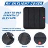 RV Skylight Sun Shade with Strong Magnets, Vent Fan Cover, Roof Vent Sunshade, Camping Trailer Accessories