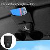 Porte-lunettes de pare-soleil de voiture Sac à lunettes de soleil en cuir Clip pour carte Intérieur Pour Lexus CT ES GS NX IS250 CT200h IS300h ES300h RX400h NX