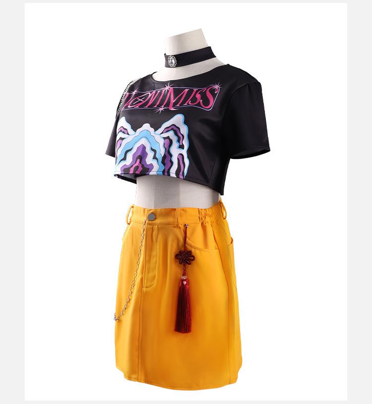 K-POP Demon Hunter Girl Group Cosplay Costume: Mira, Lumi, Zoe Children’s Attire