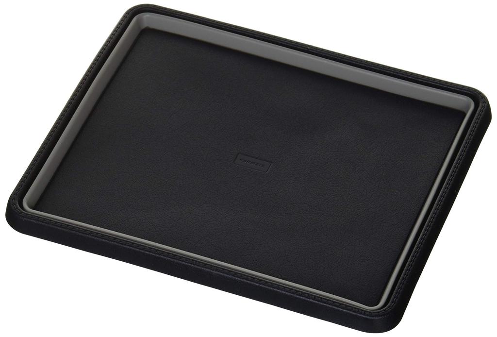 Carmate Car Tray DZ431 Non-Slip Mat, Large, Type, Leather-Look, Gray,