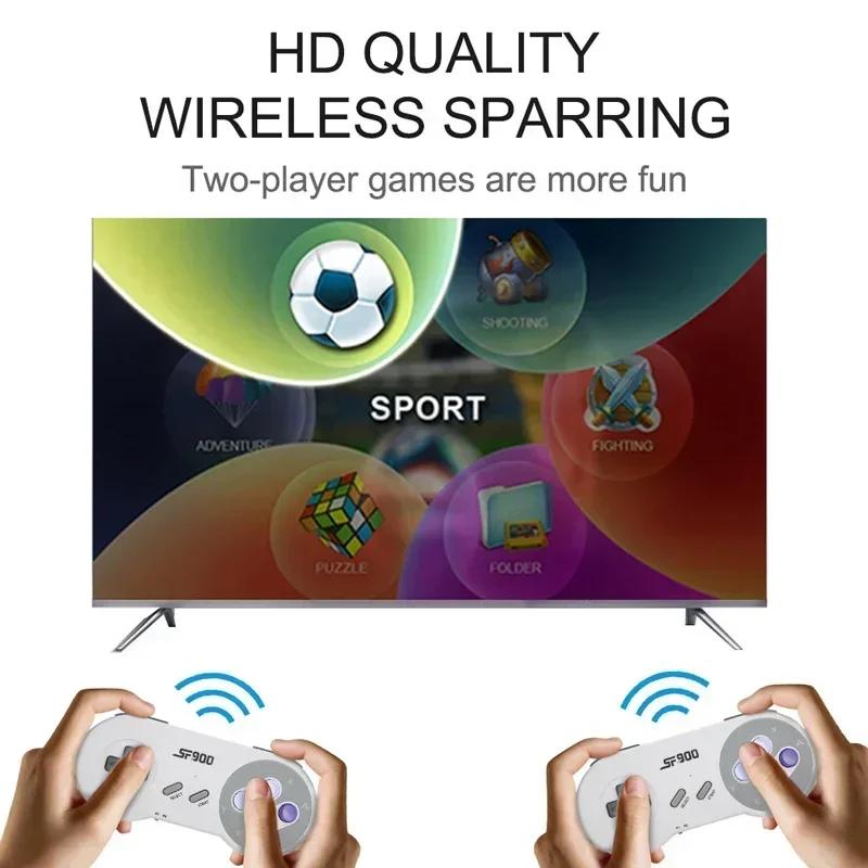 Consola SF900 Para Super Nintendo, Mando Inalámbrico De 16 Bits, 5000 Juegos Retro, HD