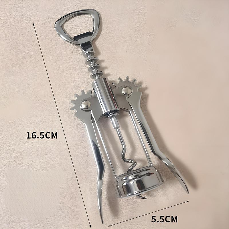 Classic Bottle Opener High Quality Zinc Alloy Wine Bottle Opener Champagne Bottle Opener And Stainless Steel Drill Bit