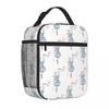 Bestselling Angelina Ballerina Splicing Color Carry Lunch Bag Family Outing Cooler Tote