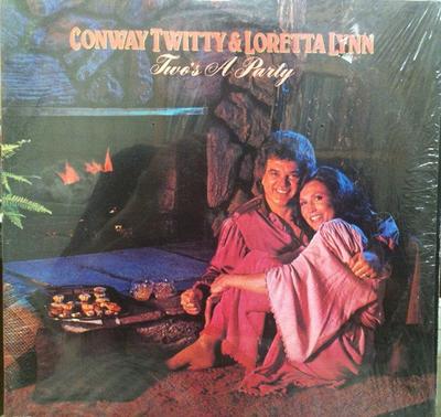 LP Record CONWAY TWITTY & LORETTA LYNN - Two's A Party MCA5178 MCA Records 1981 US Folk Used