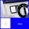Car Headlight Switch Sequ Trim Head Light Adjustment Button Cover Decals For Mercedes Benz A B C E Class W176 W246 W204 W212