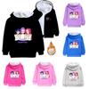 5026 Kids Girls Kpop Zoey Mira Rumi Print Huntrix Long Sleeves Velvet Warm Clothes Jacket