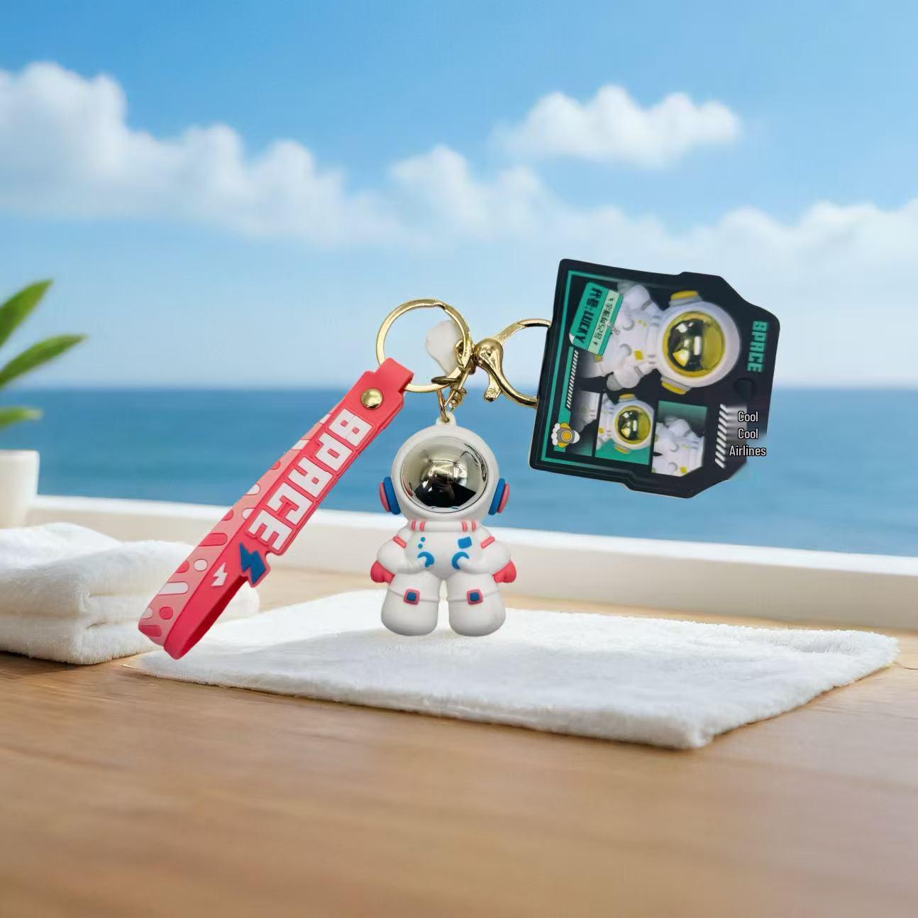 

Оригинальный брелок-астронавт: Очаровательный кулон в виде космонавта для пар, ключей от машины, рюкзаков и подарков