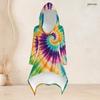 Women Plus Size Hooded Long Sleeve High Low Top Fitted Pants Green Beige Printed Two Piece Set
