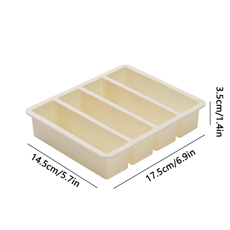 Long Ice Grid Summer Ice Cube Tray Silicone Food-grade Ice Cube Tray Ice Making Supplies Cold Coffee Ice Cubes