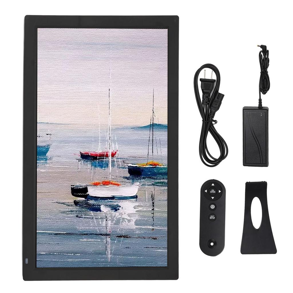 21,5 calowa Cyfrowa Ramka na Zdjęcia 2,4G 5G WiFi 32G 1920x1080 FHD Montaż Ścienny Pilot Cyfrowy