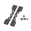 2x RC Car Lower Arm Stopper Chassis Mount Spare Parts Black Easy To Install with Screws for TT02