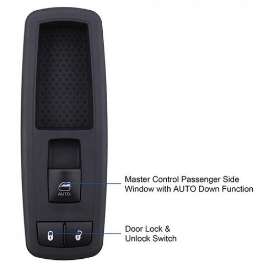 Passenger Window Switch Control 68110865AA For 14-19 Chrysler/Dodge/Ram1500-5500