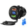 Digital Display Power Adapter Fast Charging Power Supply Portable Vehicle USB Charger  Truck