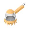 Pet Bath Brush For Dogs And Cats Shower Massage Brush, Stripping Comb And Lathering Tool Anti-frizz Grooming Brush For Baths